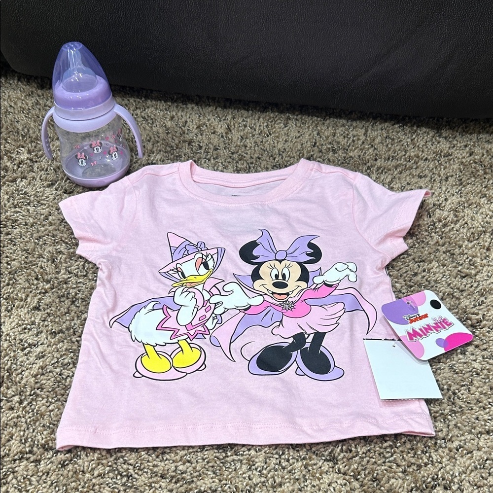 Pink Minnie and Daisy Toddler T-Shirt